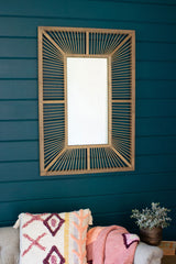 Rectangle Bamboo Mirror