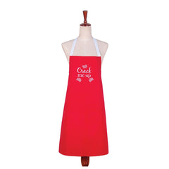 Coastal Crack Me Up apron beach themed red cooking kitchen dining essential
