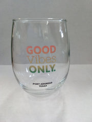 Port Aransas Stemless Wine Glass