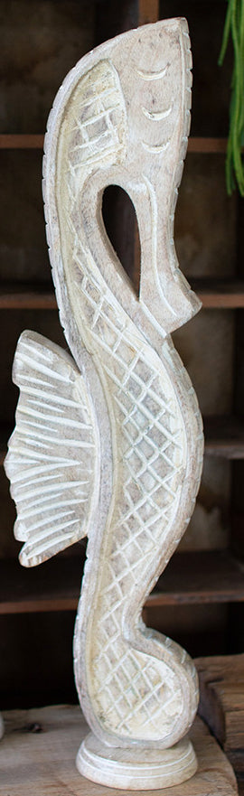 Wooden Tabletop Seahorse
