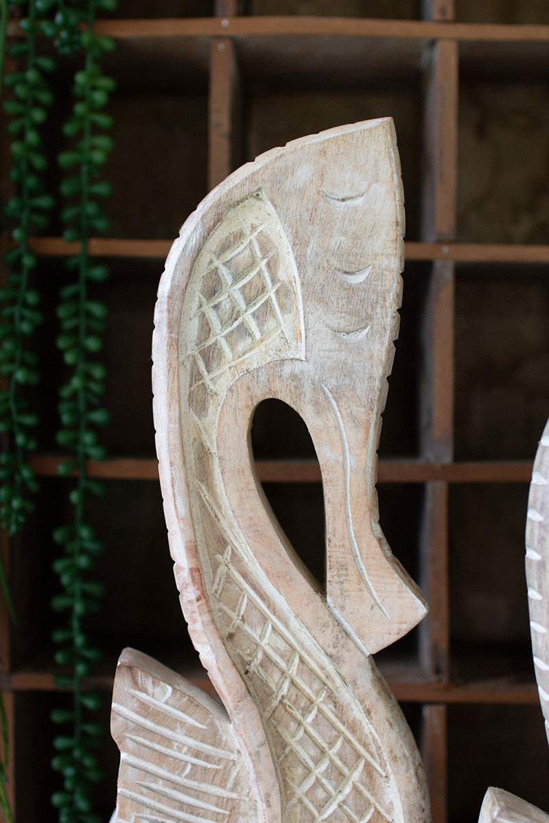 Wooden Tabletop Seahorse
