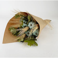 Decorative pumpkin harvest bouquet – rustic autumn farmhouse display