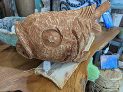Mozambique Hand Carved Fish Sculpture - M