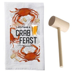 Crab Feast Towel & Tankard Gift Set