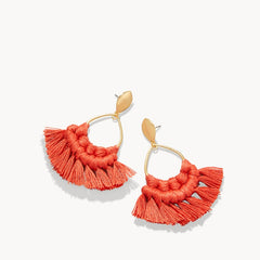 Macrame Earrings - Available in Four Colors