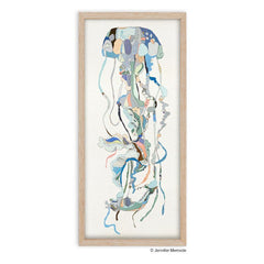 Jellyfish - Framed Canvas Art