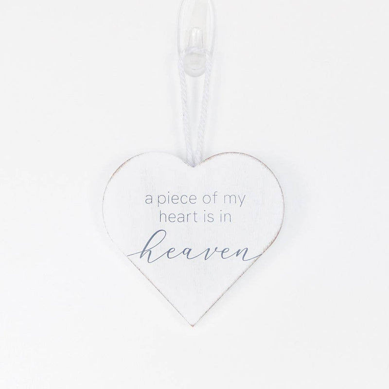 A Piece of My Heart is in Heaven Wood Ornament - ChristmasAdams & Co.