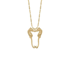 Kissing Seahorse Necklace