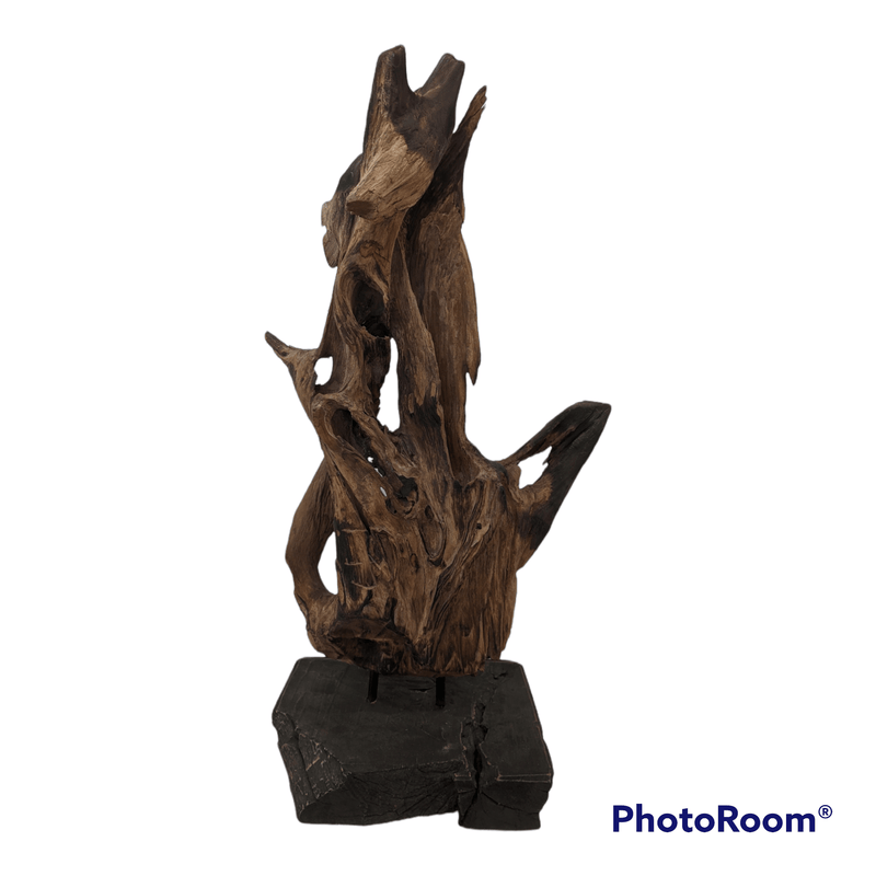 Abstract Teak Art - Sculptures & StatuesShop Top