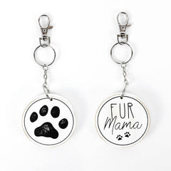 Adams & Co Reversible Fur Mama Key Chain - KeychainAdams & Co.