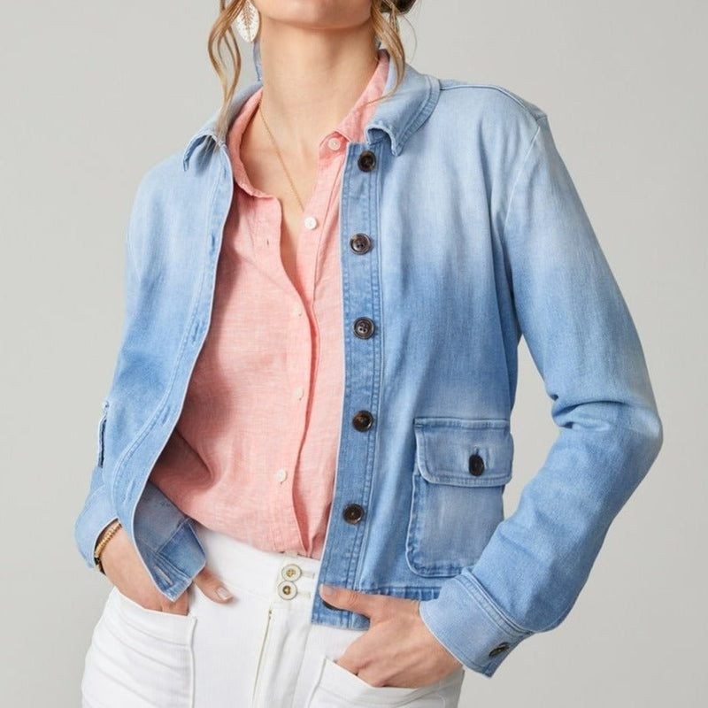 Adler Denim Jacket - Seaview Wash - ApparelSPARTINA 449