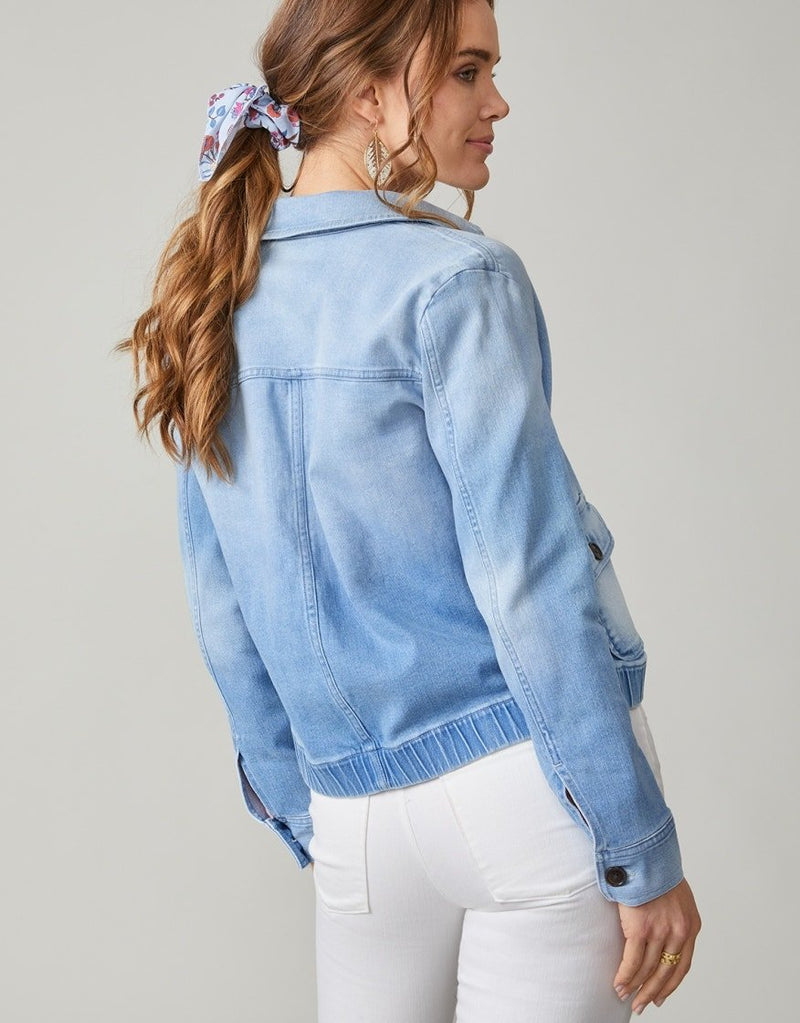 Adler Denim Jacket - Seaview Wash - ApparelSPARTINA 449