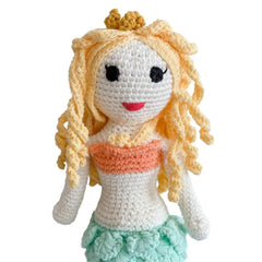 Crochet Mermaid Doll - Blonde Hair