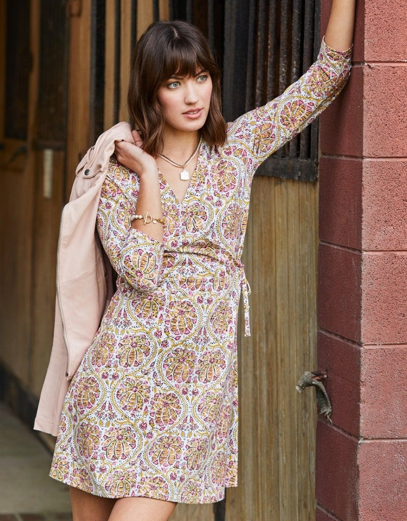 Alisa Wrap Dress - Pepper Hall Batik - ApparelSPARTINA 449