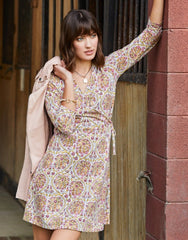 Alisa Wrap Dress - Pepper Hall Batik - ApparelSPARTINA 449