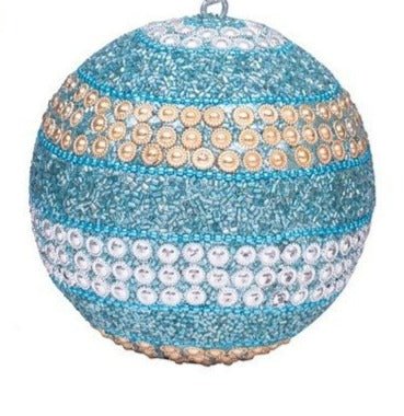 Aquamarine Ball Ornament - 3 Designs - ChristmasGallerie II