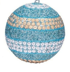 Aquamarine Ball Ornament - 3 Designs - ChristmasGallerie II
