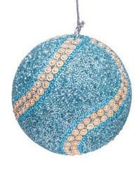 Aquamarine Ball Ornament - 3 Designs - ChristmasGallerie II