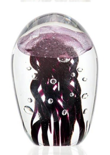 Art Glass Mini Jellyfish 6 Different Colors - Glow in the Dark - Accent DecorSPI