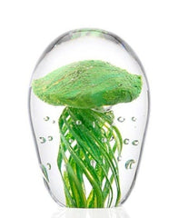 Art Glass Mini Jellyfish 6 Different Colors - Glow in the Dark - Accent DecorSPI