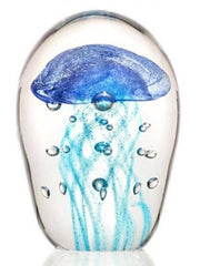Art Glass Mini Jellyfish 6 Different Colors - Glow in the Dark - Accent DecorSPI