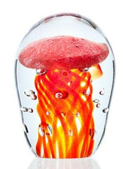 Art Glass Mini Jellyfish 6 Different Colors - Glow in the Dark - Accent DecorSPI