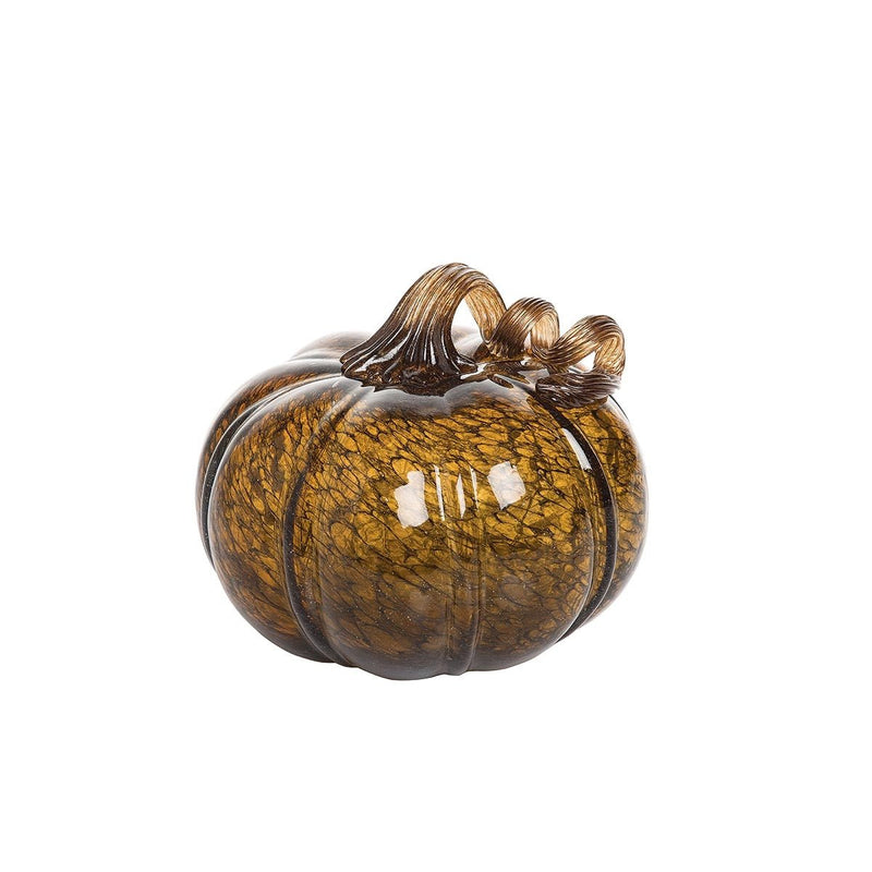 Artglass Mocha Pumpkin - holiday decorGallerie II