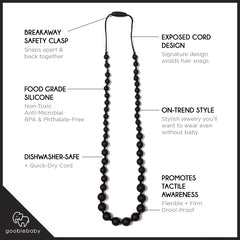 Audrey Teething Necklace - Available in 4 colors! - Baby & ToddlerGoobie Baby