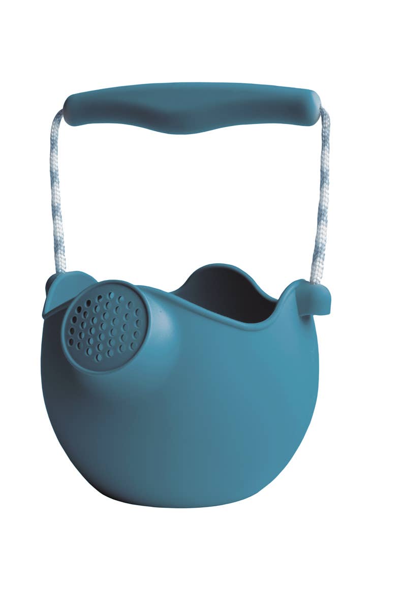 Blue Watering Can with Rope Handles