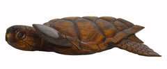 Hand Carved Half Turtle Wall Art