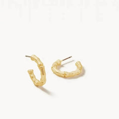 Bamboo Hoop Earrings - JewelrySPARTINA 449