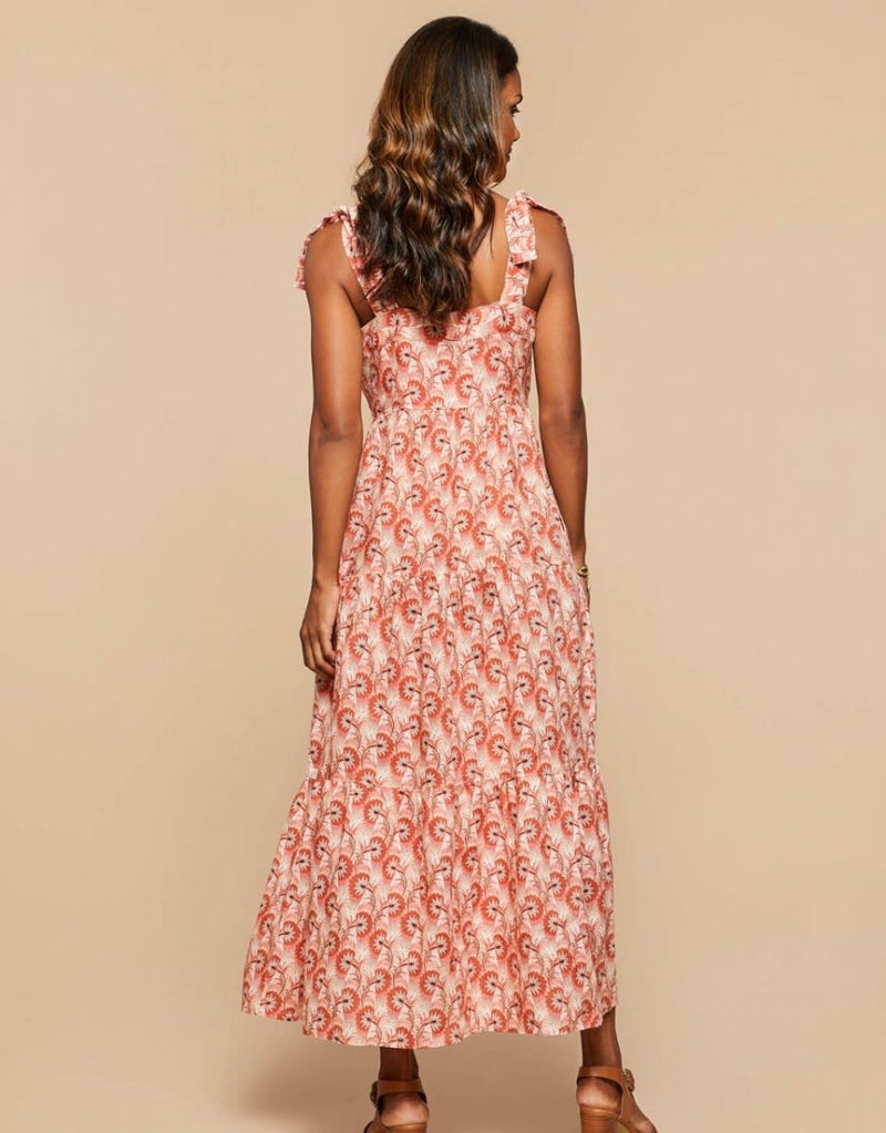 Baylor Dress - Pink House Boho Floral - ApparelSPARTINA 449