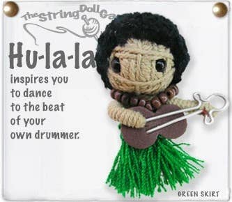 Hu La La Boy- Inspirational String Doll Keychain