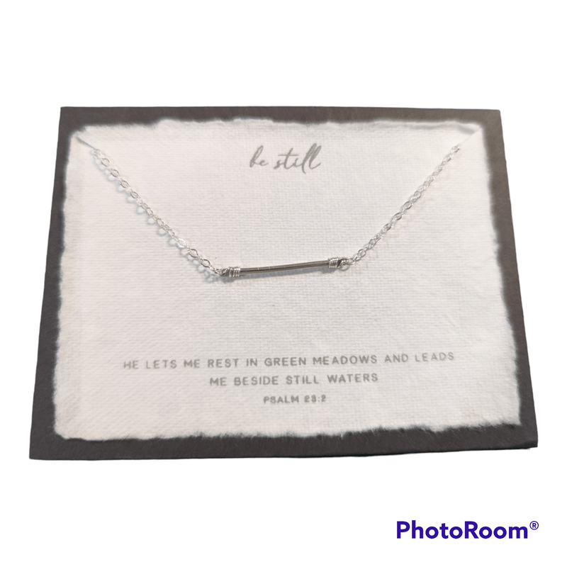 Be Still | Christian Necklace | Psalm - NecklacesDear Heart