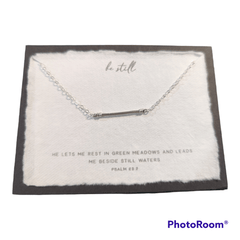 Be Still | Christian Necklace | Psalm - NecklacesDear Heart