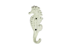 Cast Iron Seahorse Hook- multiple colors available