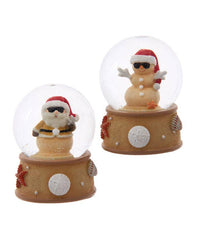 Beach Snowman or Santa Snowglobe - Christmas decorKurt S. Adler, Inc.
