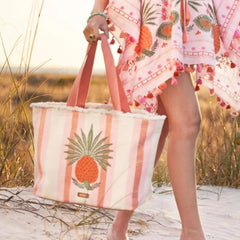 Beach Tote - Alljoy Landing Pineapple - Purses & BagsSPARTINA 449