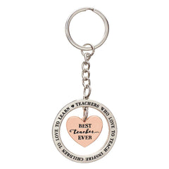 Best Teacher Ever Metal Key Ring in Gift Tin - Apparel & AccessoriesChristian Art Gifts