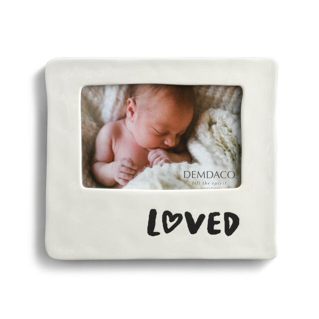 Black & White Loved Picture Frame - Just for KidsDemdaco