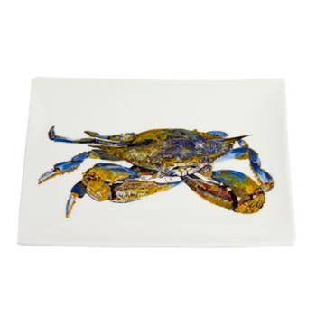 Blue Crab Dinnerware - DishesKim Rody Creations LLC