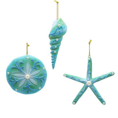 Blue & Green Shell, Sand Dollar, or Starfish Ornament - holiday ornamentsKurt S. Adler, Inc.