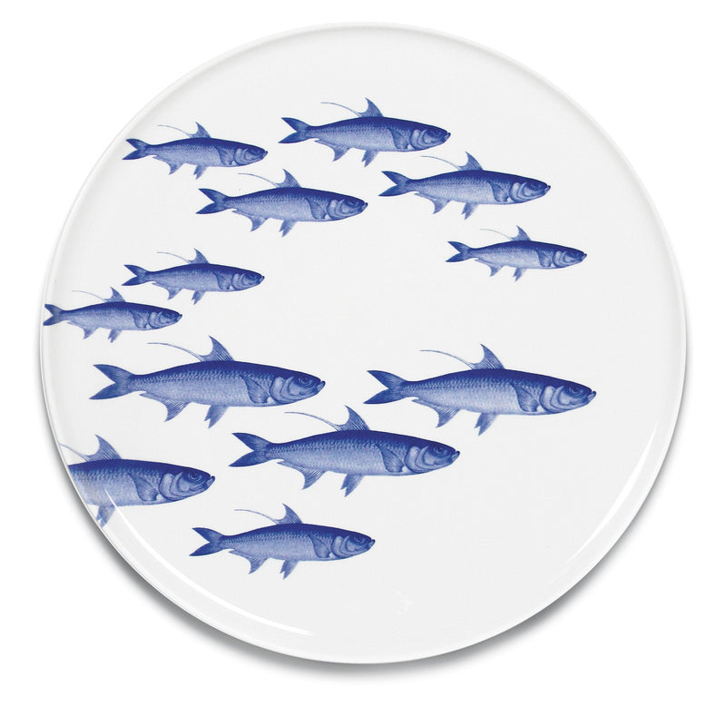 Blue School of Fish Dinnerware & Serving Pieces - DishesCaskata