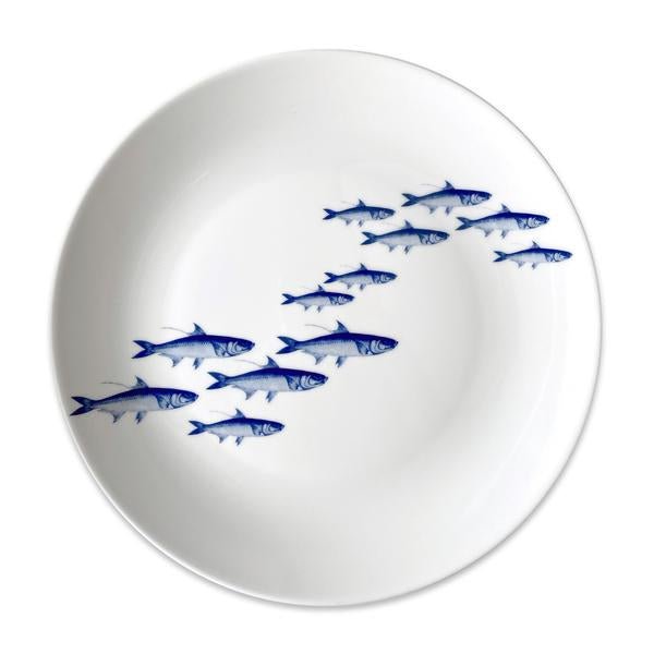 Blue School of Fish Dinnerware & Serving Pieces - DishesCaskata