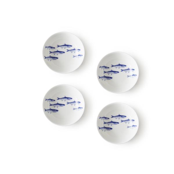 Blue School of Fish Dinnerware & Serving Pieces - DishesCaskata