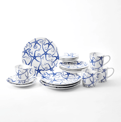 Blue Starfish Dinnerware & Serving Pieces - DishesCaskata