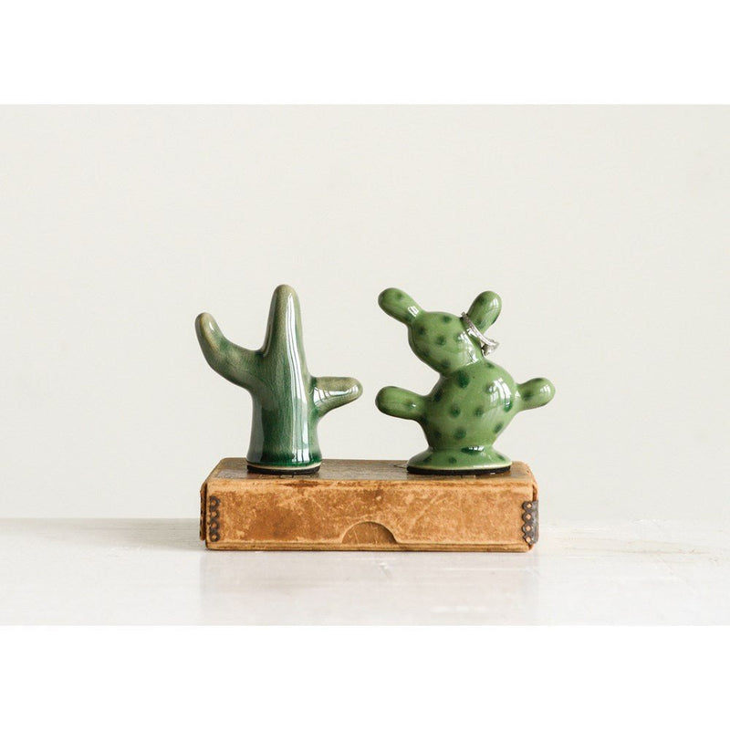 Cactus Ring Holder in 2 Styles - Bath & BeautyCreative Co - Op