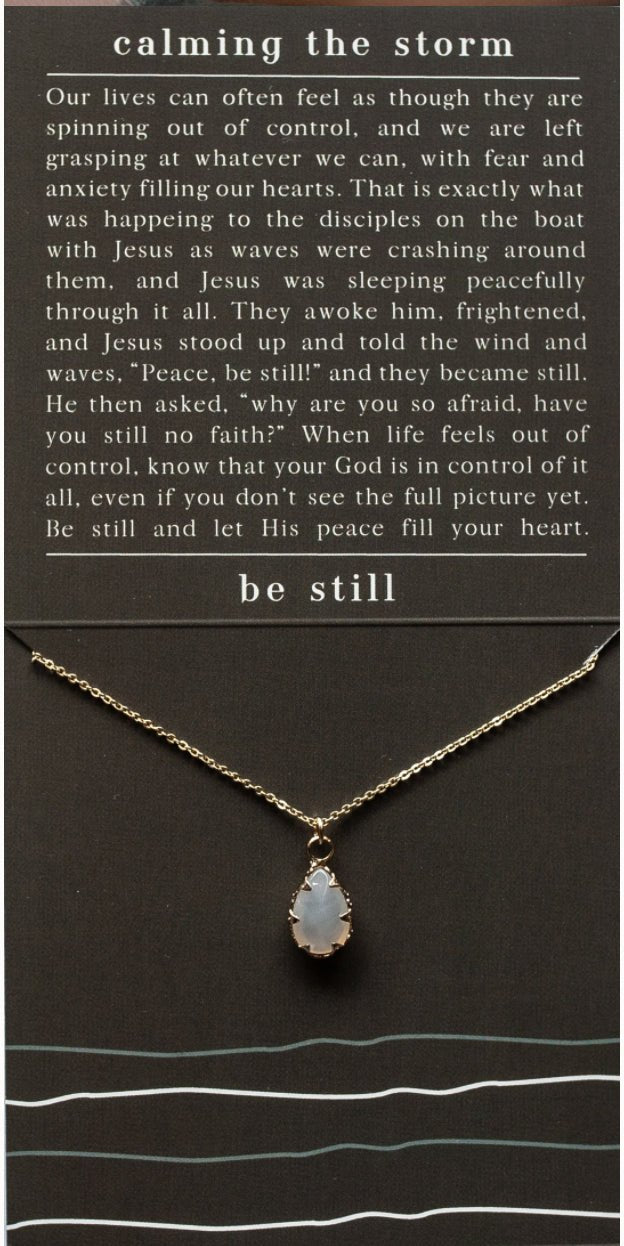 Calming the Storm | Peace Be Still | Necklace - NecklacesDear Heart