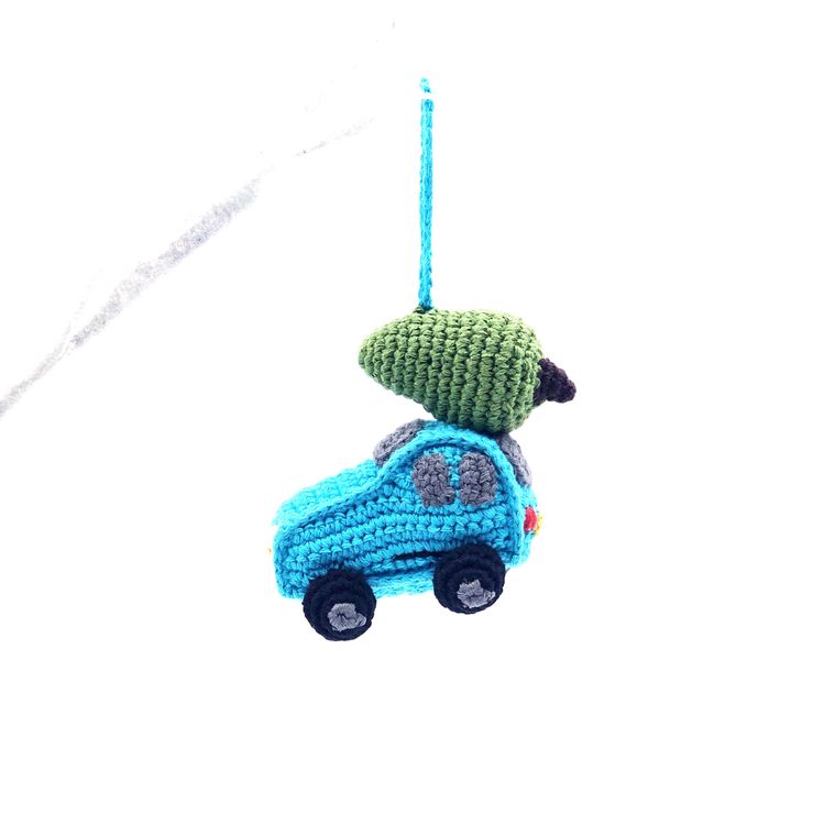 Car with Tree Ornament - OrnamentsPebble