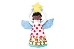 Angel Tree Topper - Simone White Dress